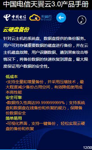 30页看懂中国电信天翼云3.0（产品手册最新版，最全云业务介绍，值得收藏） 资料 12